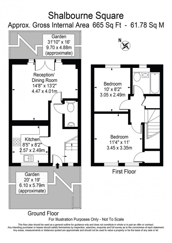 Floorplan for Shalbourne Square, E9