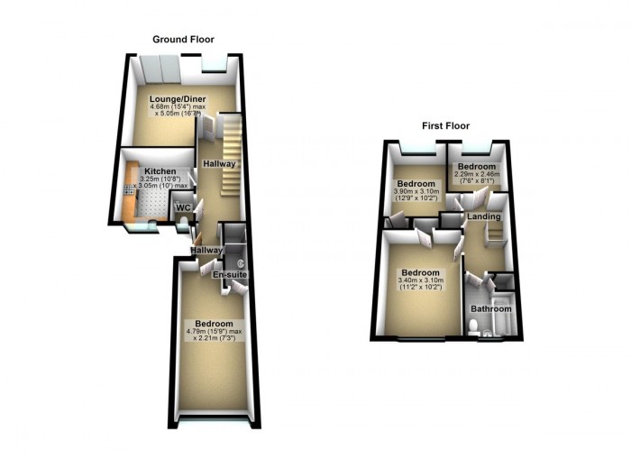 Floorplan for Copper Beech Close, IG5