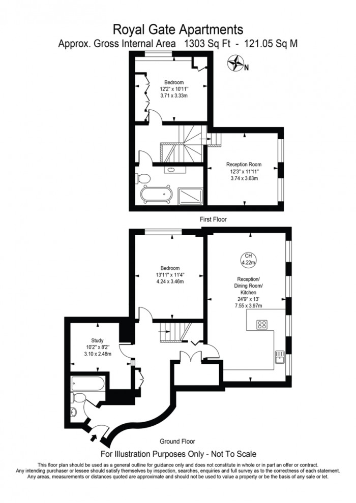 Floorplan for Royal Gate Apartments, E9