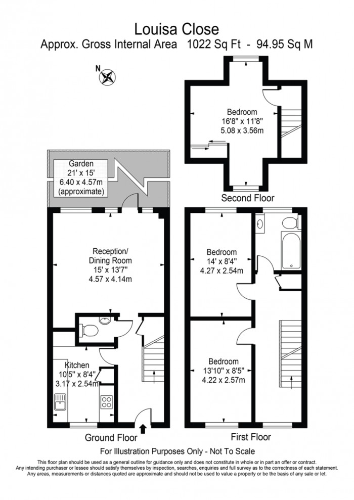 Floorplan for Louisa Close, E9