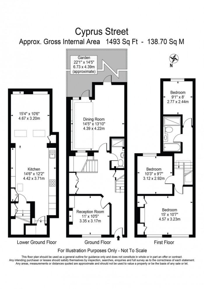 Floorplan for Cyprus Street, E2