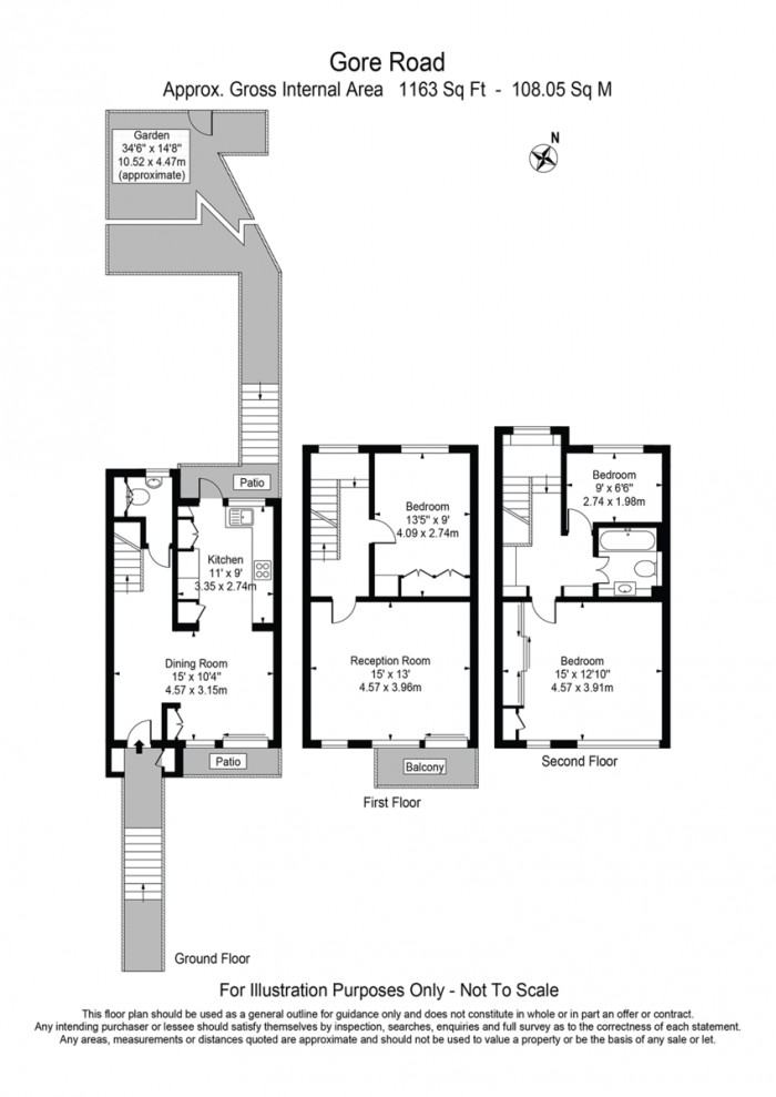 Floorplan for Gore Road, E9