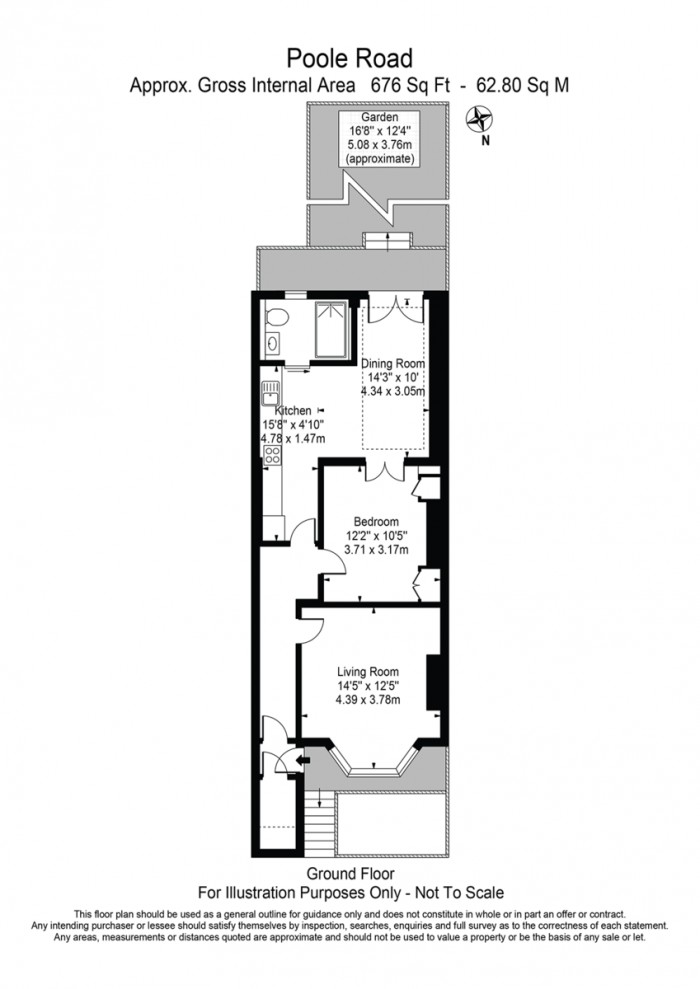 Floorplan for Poole Road, E9