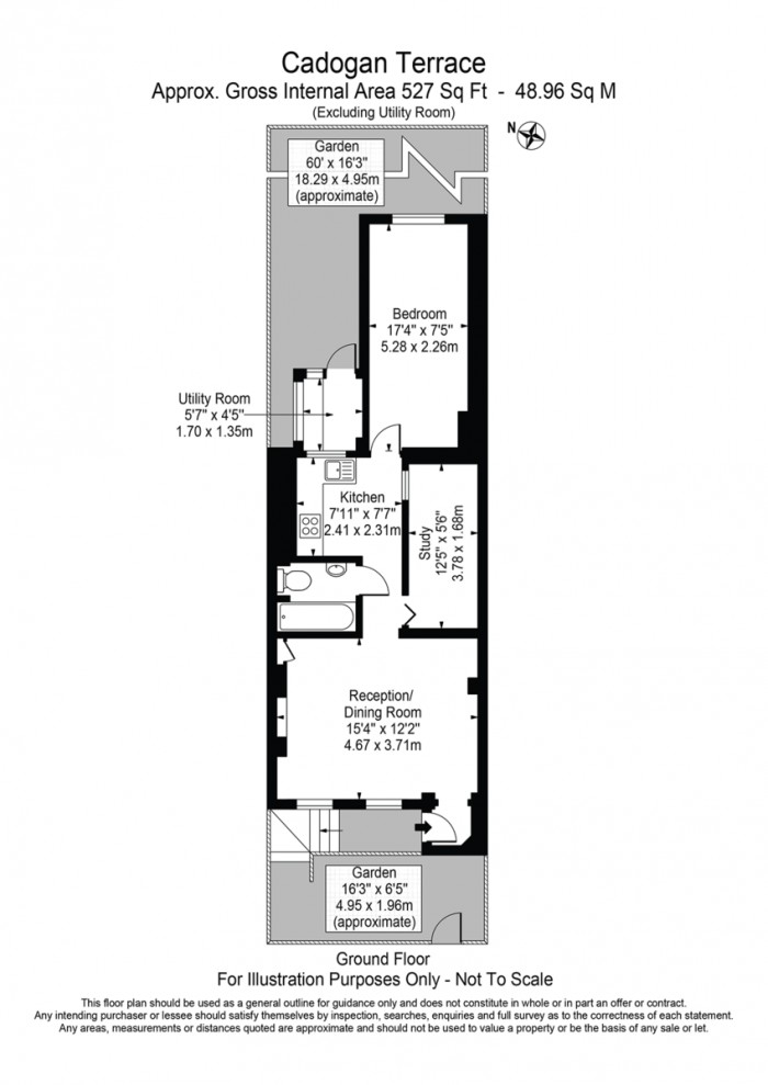 Floorplan for Cadogan Terrace, E9