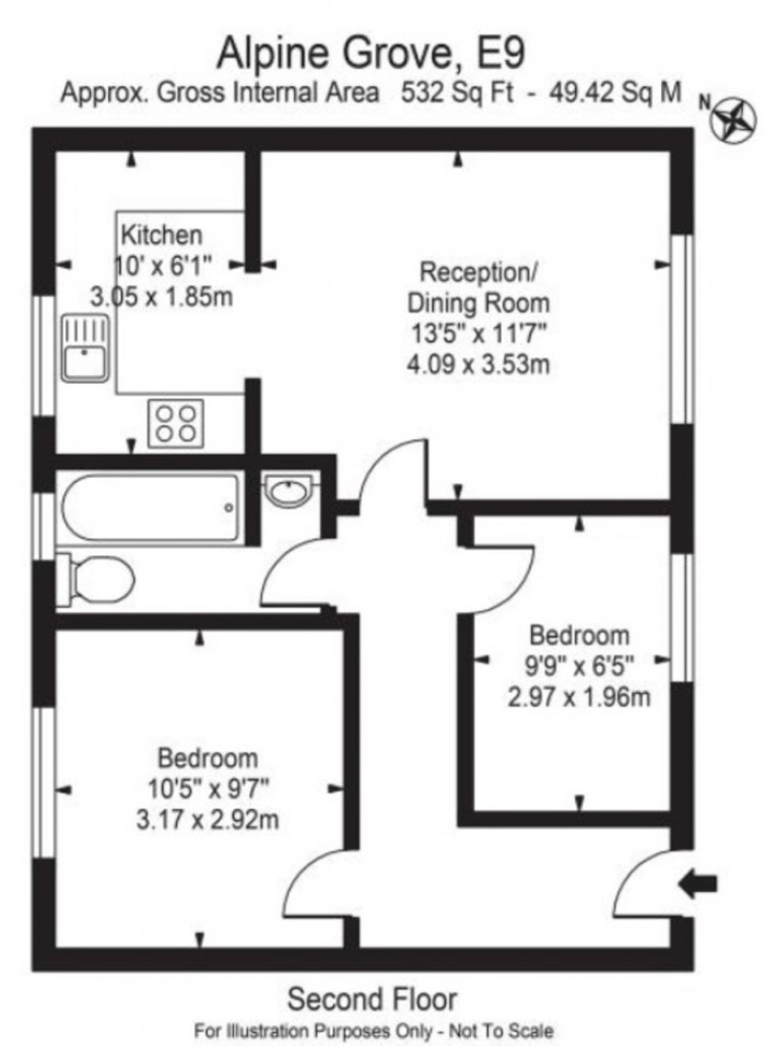 Floorplan for Alpine Grove, E9