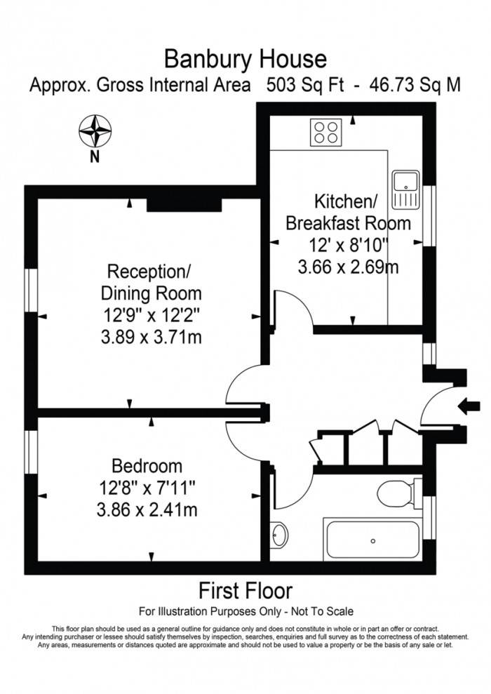 Floorplan for Banbury Road, E9